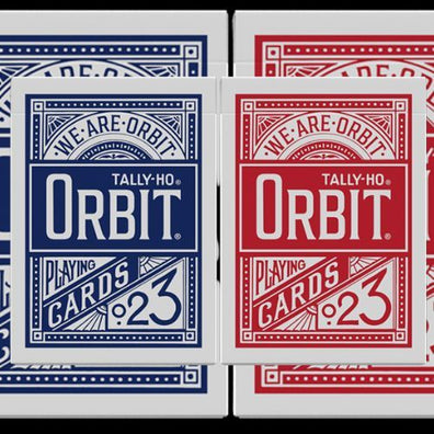 Orbit Tally Ho Circle Back (Black) Playing Cards